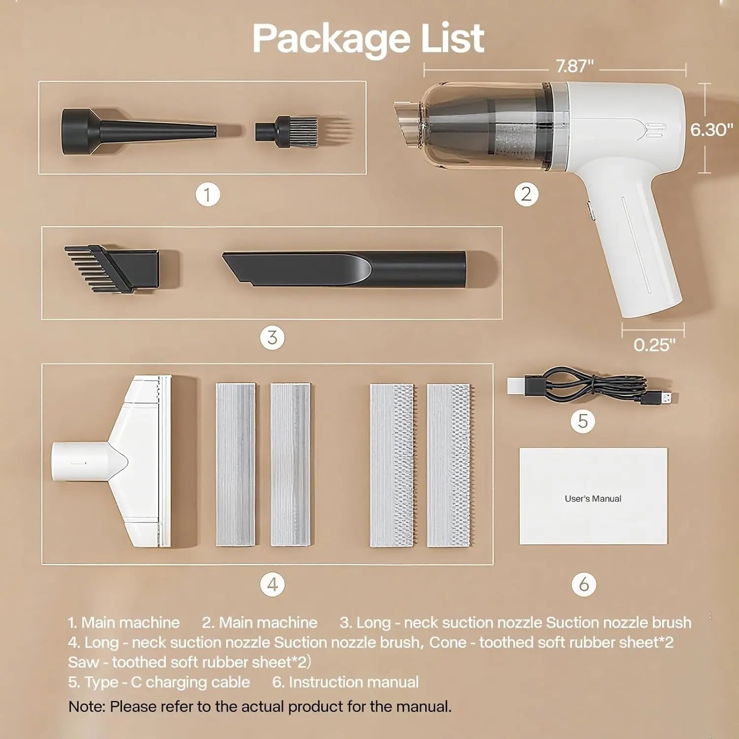 2-in-1 Cordless Pet Hair Vacuum and Brush - Portable Handheld Fur Remover for Upholstery, Carpets, and Clothing